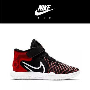 Nike Kids Red Black White High-Top Sneakers